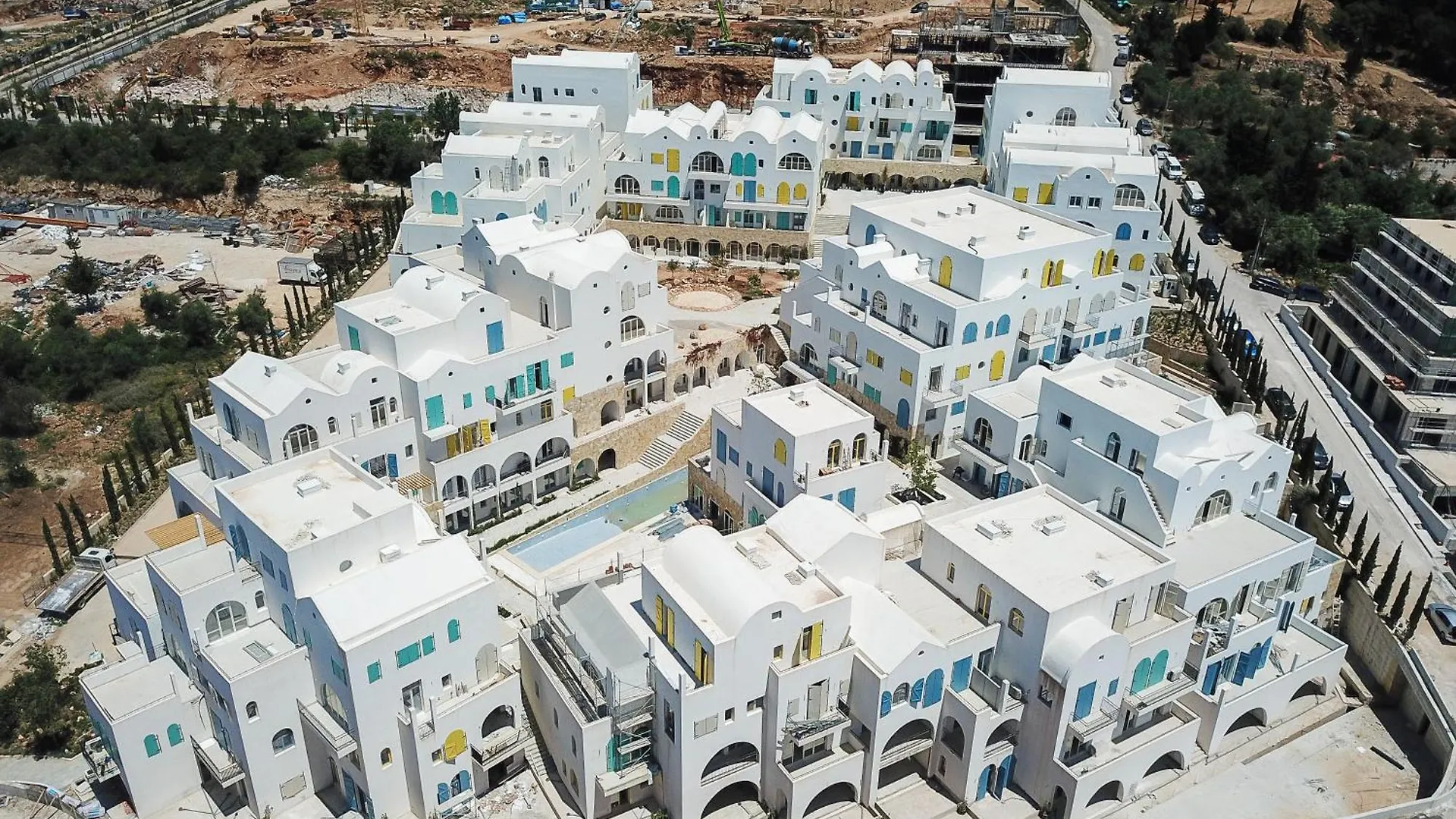 דירה Gjilek Santorini Residence, Drymades Dhermi אלבניה